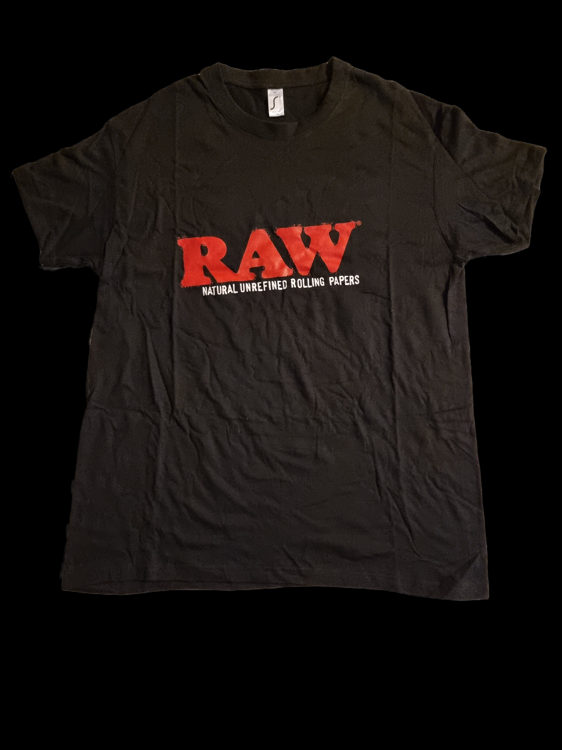 RAW Black T-shirt - M RAW T-shirts RN Vape Shop   