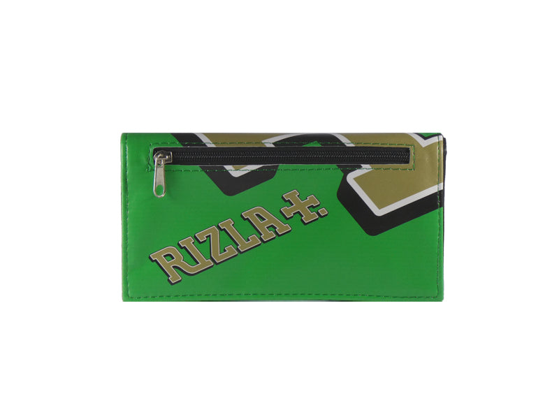 Rizla High Quality LARGE Tobacco Pouches, Faux Leather Rizla Tobacco Pouche RN Vape Shop Green  