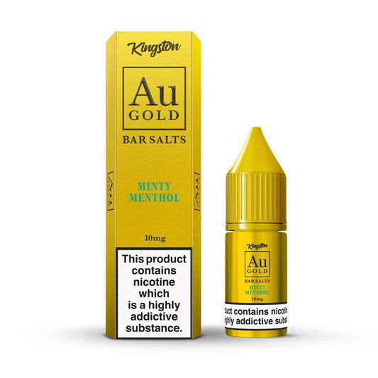 Kingston AU- Gold Bar Salts - Minty Menthol 10mg  RN Vape Shop   