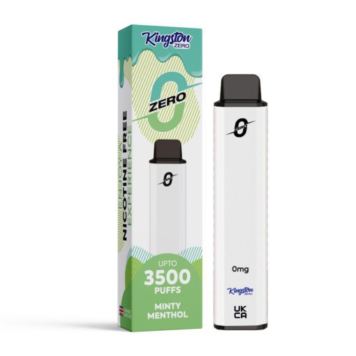 Minty Menthol - Kingston Zero Disposable Vape  RN Vape Shop   