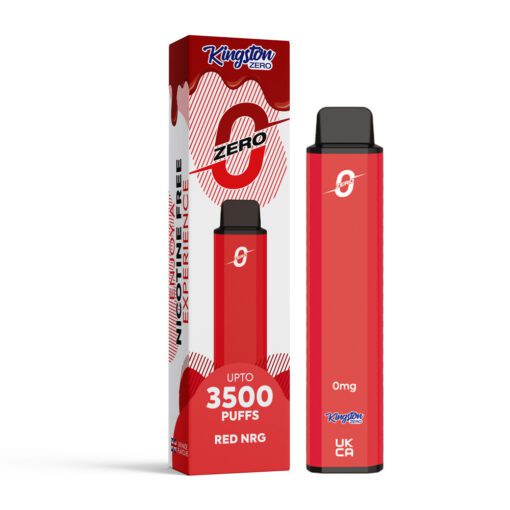 Red NRG Kingston Zero Disposable Vape  RN Vape Shop   