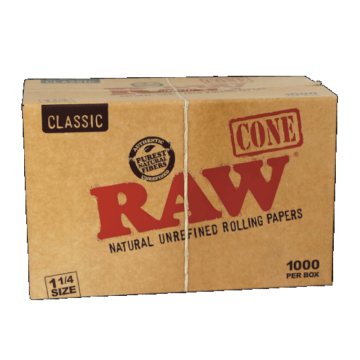 RAW 1000 Pre-Rolled Cones 1 1/4 Pre-Rolled Cones RN Vape Shop   