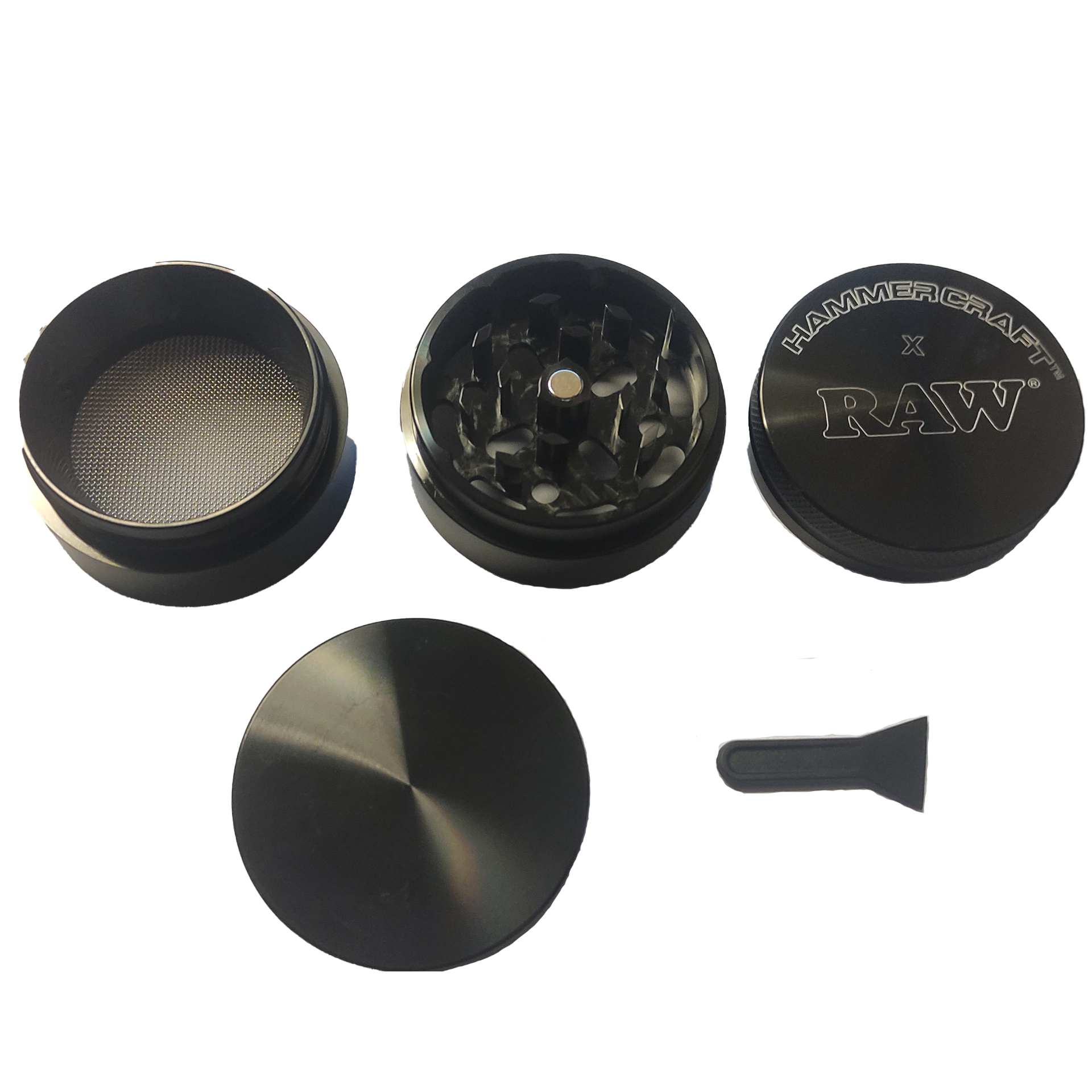 RAW BLACK HAMMER CRAFT GRINDER - SMALL  RN Vape Shop   