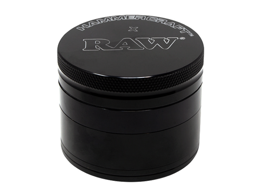 RAW BLACK HAMMER CRAFT GRINDER - MEDIUM  RN Vape Shop   