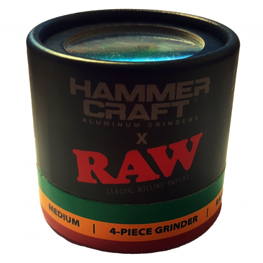 RAW RASTA HAMMER CRAFT GRINDER - MEDIUM  RN Vape Shop   