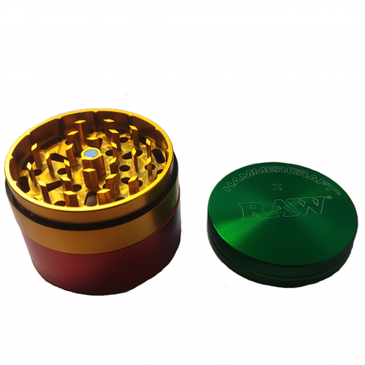 RAW RASTA HAMMER CRAFT GRINDER - MEDIUM  RN Vape Shop   