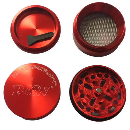 RAW RED HAMMER CRAFT GRINDER - MEDIUM  RN Vape Shop   