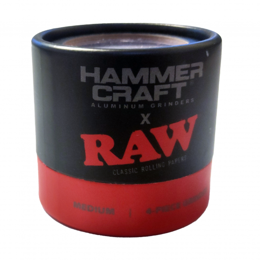 RAW RED HAMMER CRAFT GRINDER - MEDIUM  RN Vape Shop   