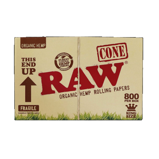 RAW KS Organic Pre-rolled Cone 800 Box Pre-Rolled Cones RN Vape Shop   