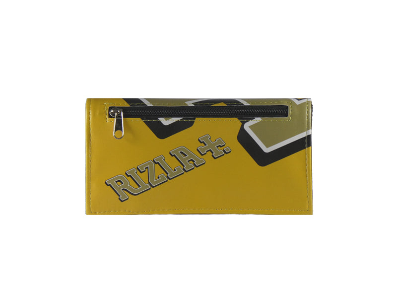 Rizla High Quality LARGE Tobacco Pouches, Faux Leather Rizla Tobacco Pouche RN Vape Shop Yellow  