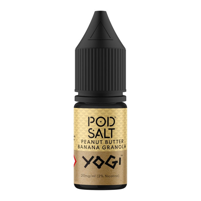 Yogi Peanut Butter Banana Granola Pod Salt 10ml Nicotine Salt E-Liquid Fusion 20mg  RN Vape Shop   