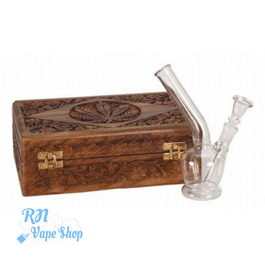 17cm Single Bubble Glass Waterpipe Waterpipes RN Vape Shop   