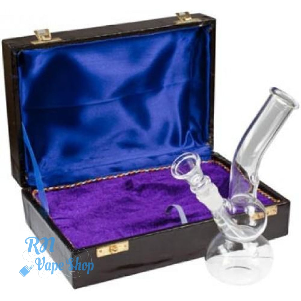 18cm Single Bubble Boxed Glass Waterpipe Waterpipes RN Vape Shop   