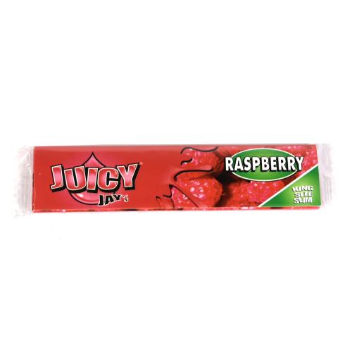 Juicy Jays King Size Slim Flavored Rolling Papers Juicy Jay's Rolls RN Vape Shop Raspberry  