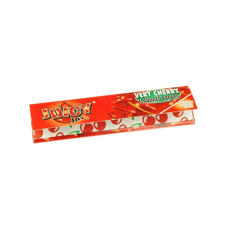 Juicy Jays King Size Slim Flavored Rolling Papers Juicy Jay's Rolls RN Vape Shop Very Cherry  