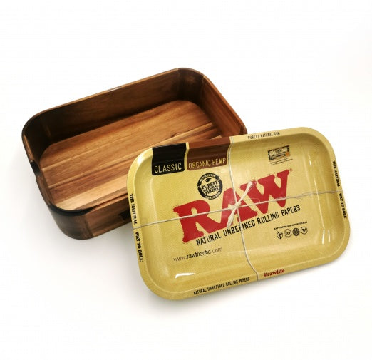 RAW Cache Box RAW Wooden Box RN Vape Shop   