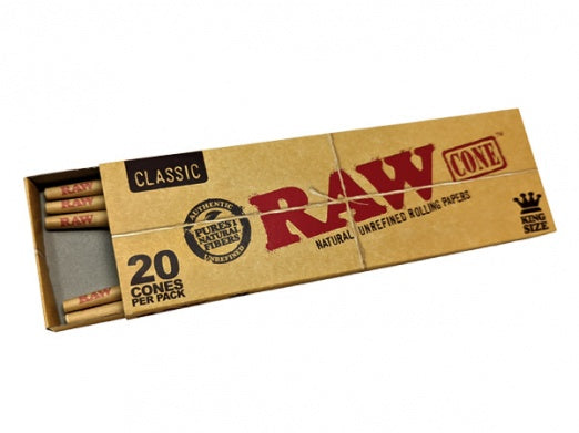 RAW Pre Rolled Cones Kingsize - 20 Cones Pre-Rolled Cones RN Vape Shop   