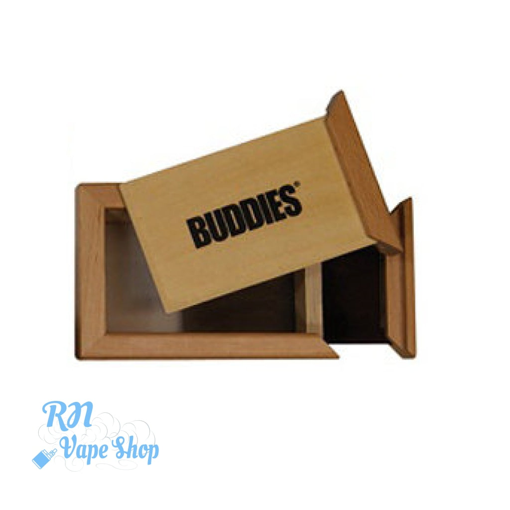 BUDDIES Wooden Sifter Storage Pollen Box BUDDIES Wooden Sifter Storage Pollen Box RN Vape Shop Small  