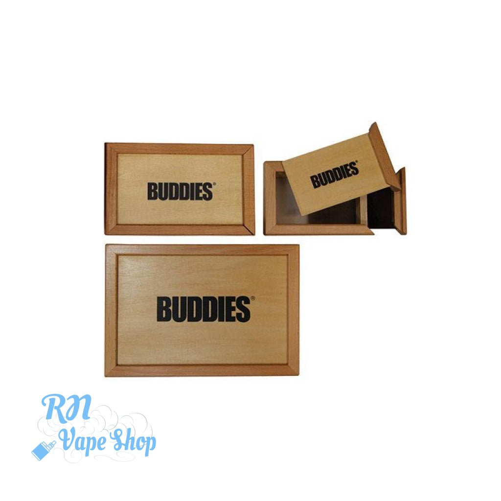 BUDDIES Wooden Sifter Storage Pollen Box BUDDIES Wooden Sifter Storage Pollen Box RN Vape Shop   