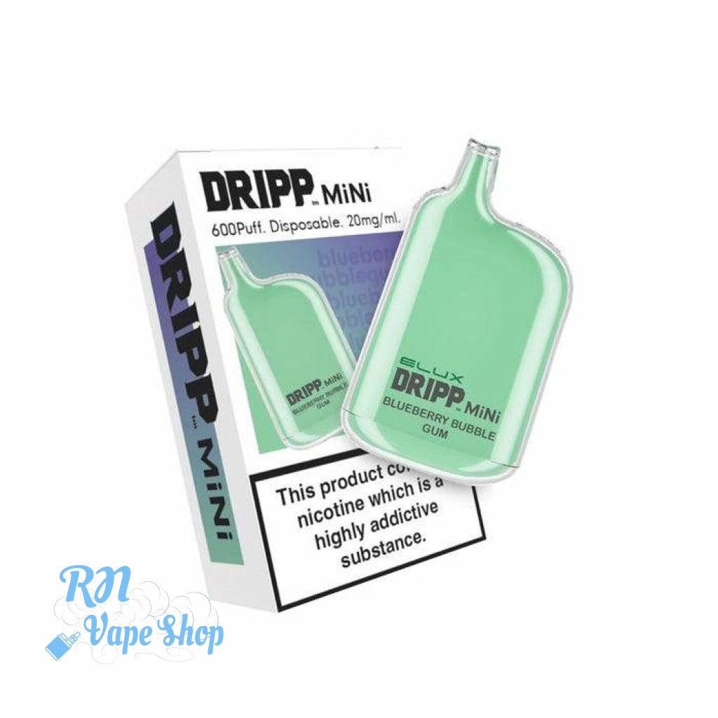 Dripp Mini Blueberry Bubblegum Disposable Device 600 Puffs Dripp Mini Disposable Device RN Vape Shop   