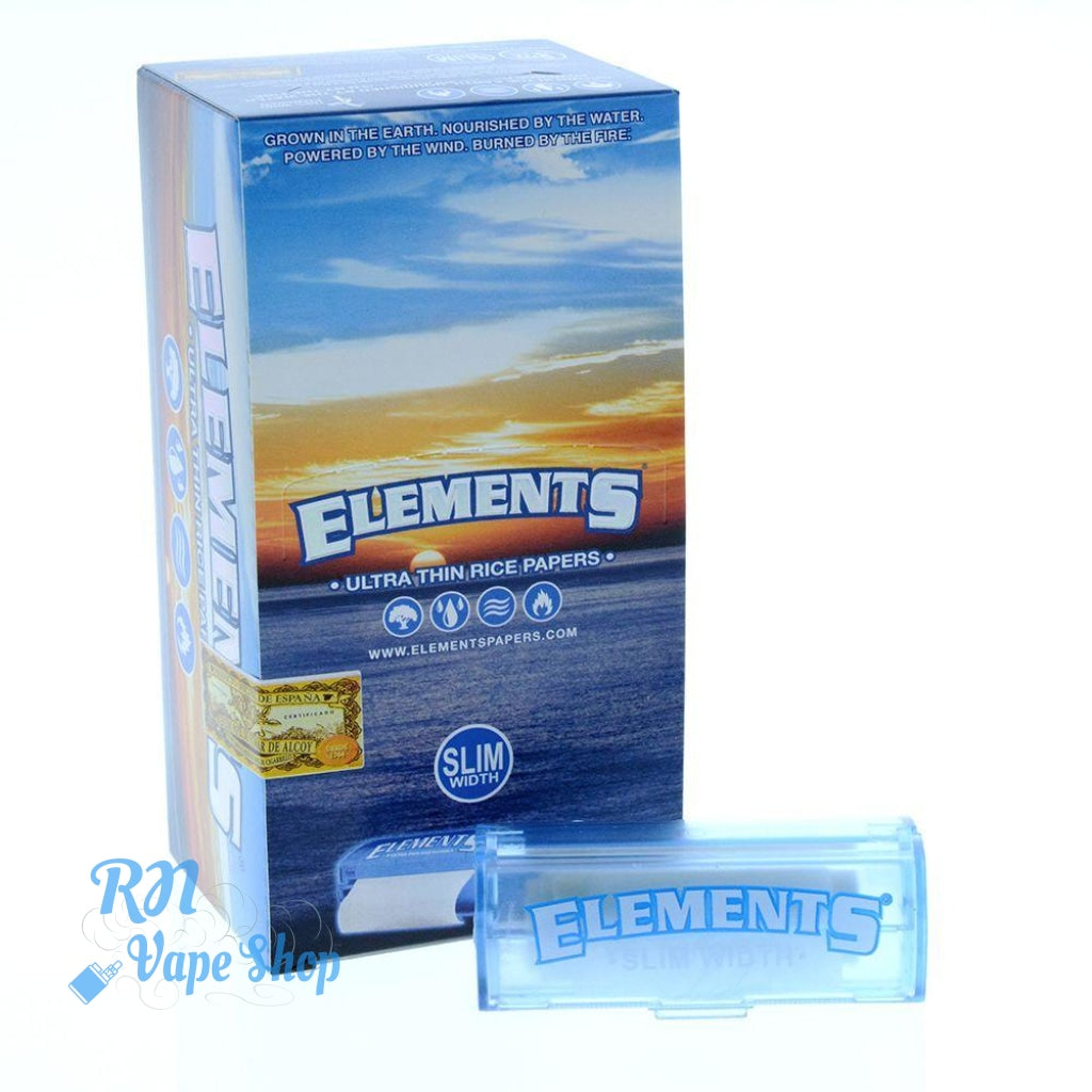 Elements 5m Rolls Slim Width with Dispenser Elements Rolls RN Vape Shop Box  of 10  