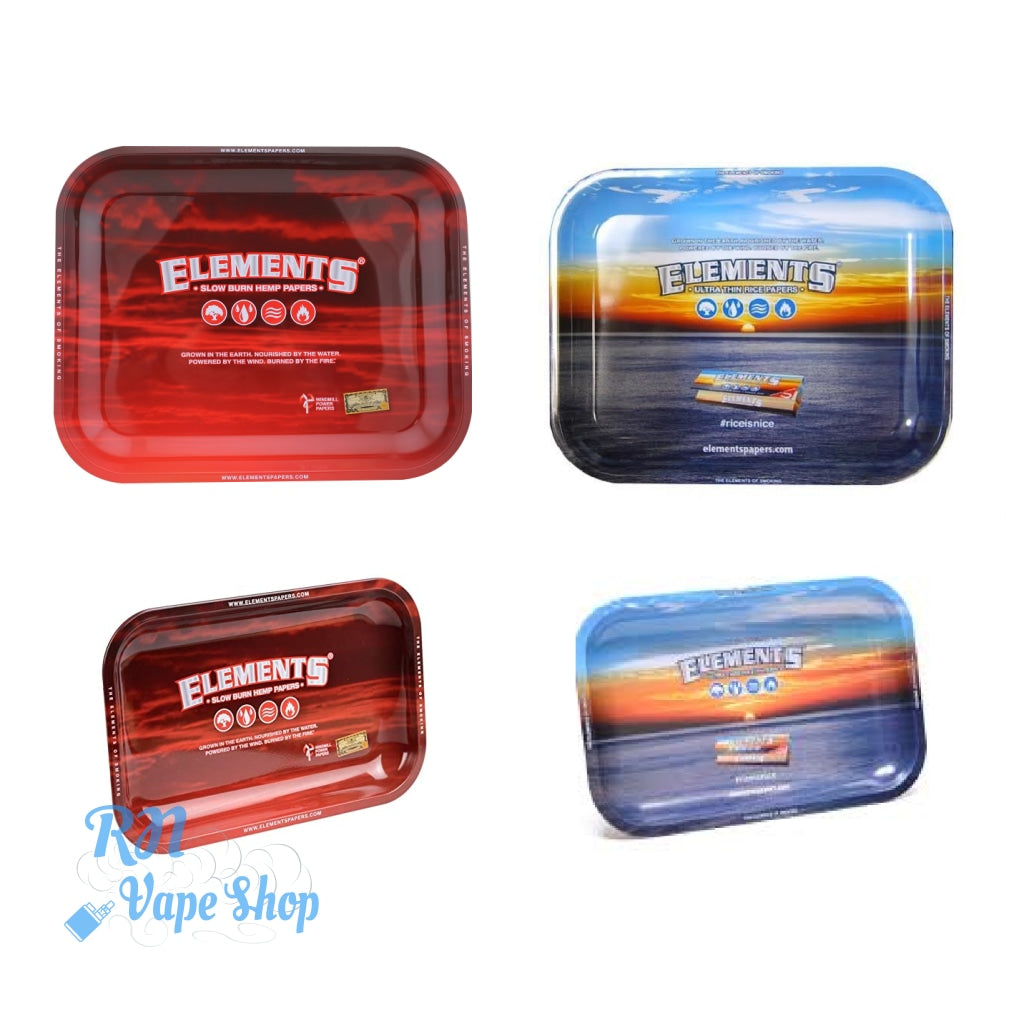 Elements Metal Rolling Trays Elements Metal Rolling Trays RN Vape Shop   