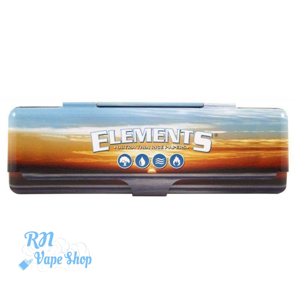 Elements Paper Tin Metal Case (Kingsize) Elements Paper King Size Tin RN Vape Shop   