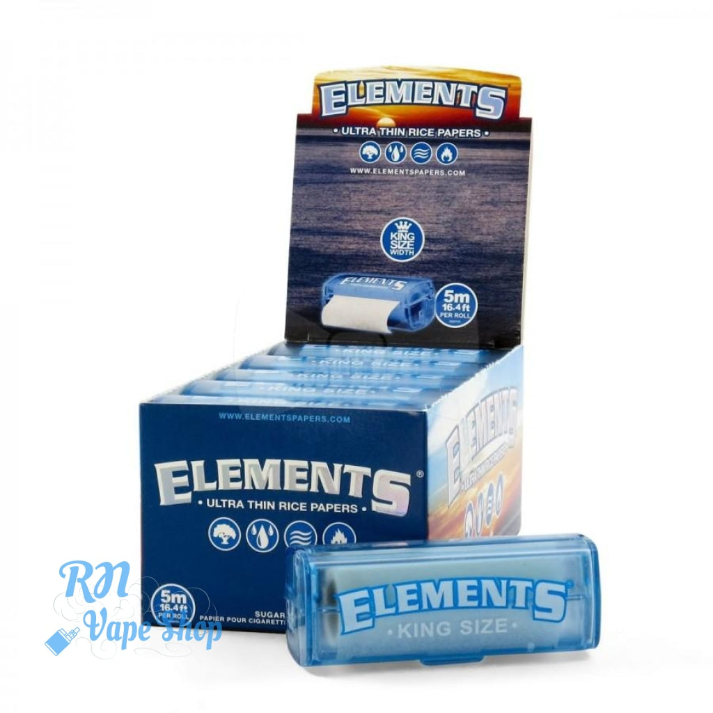 Elements Rolls King Size with 5m Dispenser Elements Rolls RN Vape Shop Box  