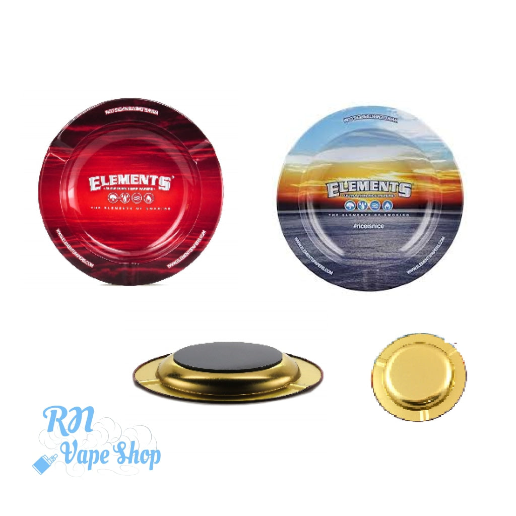 Elements Round Metal Ashtray Elements Ashtray RN Vape Shop   