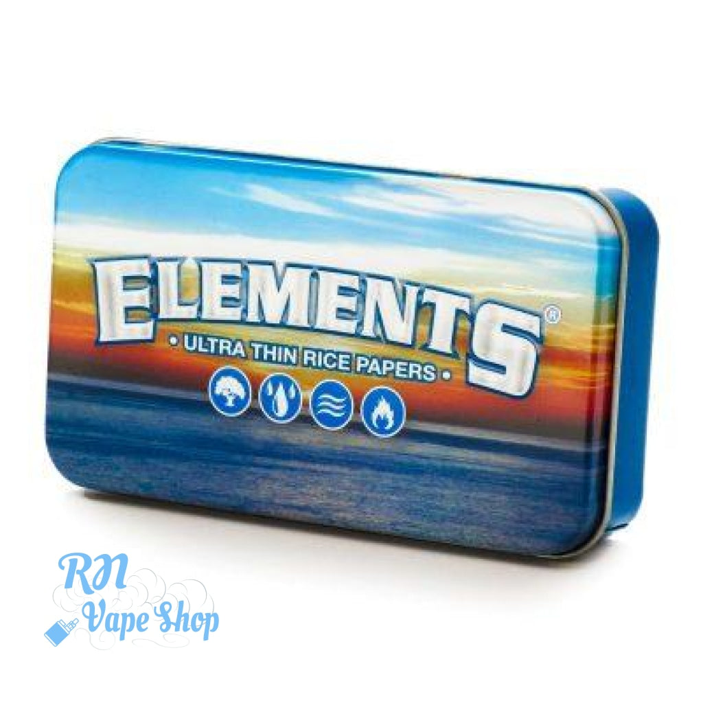 Elements Tin Case Elements Tin Case RN Vape Shop Blue  