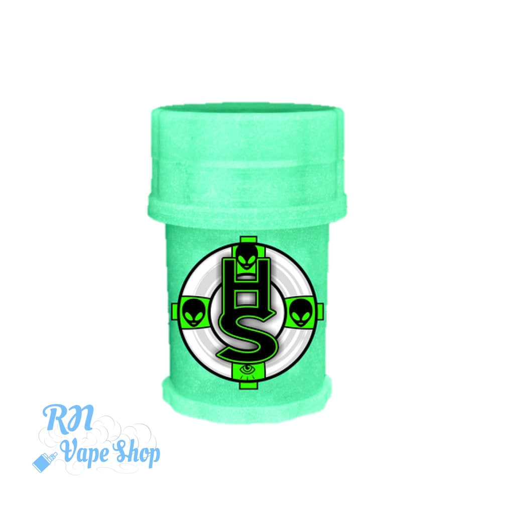 HerbSaver Grinder & Container W/Dust Catcher Herbsaver RN Vape Shop Alien Green/G - Glow In The Dark  