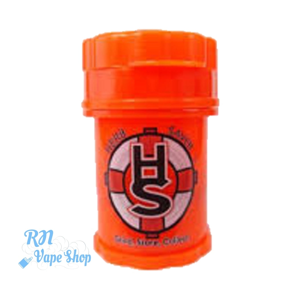 HerbSaver Grinder & Container W/Dust Catcher Herbsaver RN Vape Shop Orange  