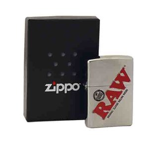 RAW ZIPPO LIGHTER - SLIVER RAW Zippo Lighter RN Vape Shop   