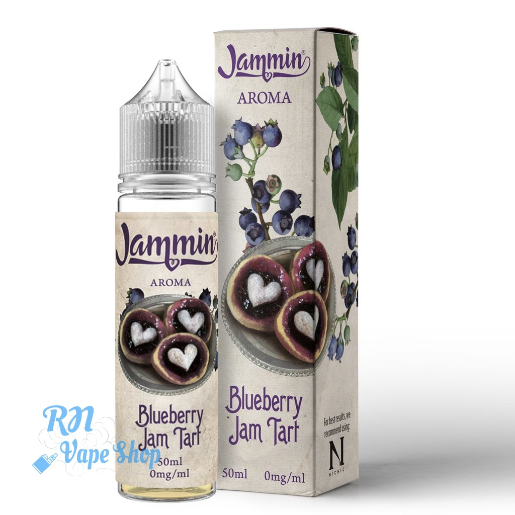 Jammin - 50ml Short Fill E-Liquid (No Nicotine) E-Liquid RN Vape Shop Blueberry Jam Tart  