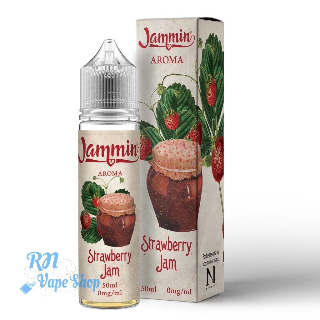 Jammin - 50ml Short Fill E-Liquid (No Nicotine) E-Liquid RN Vape Shop Strawberry Jam  