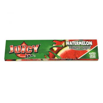 Juicy Jays King Size Slim Flavored Rolling Papers Juicy Jay's Rolls RN Vape Shop Watermelon  