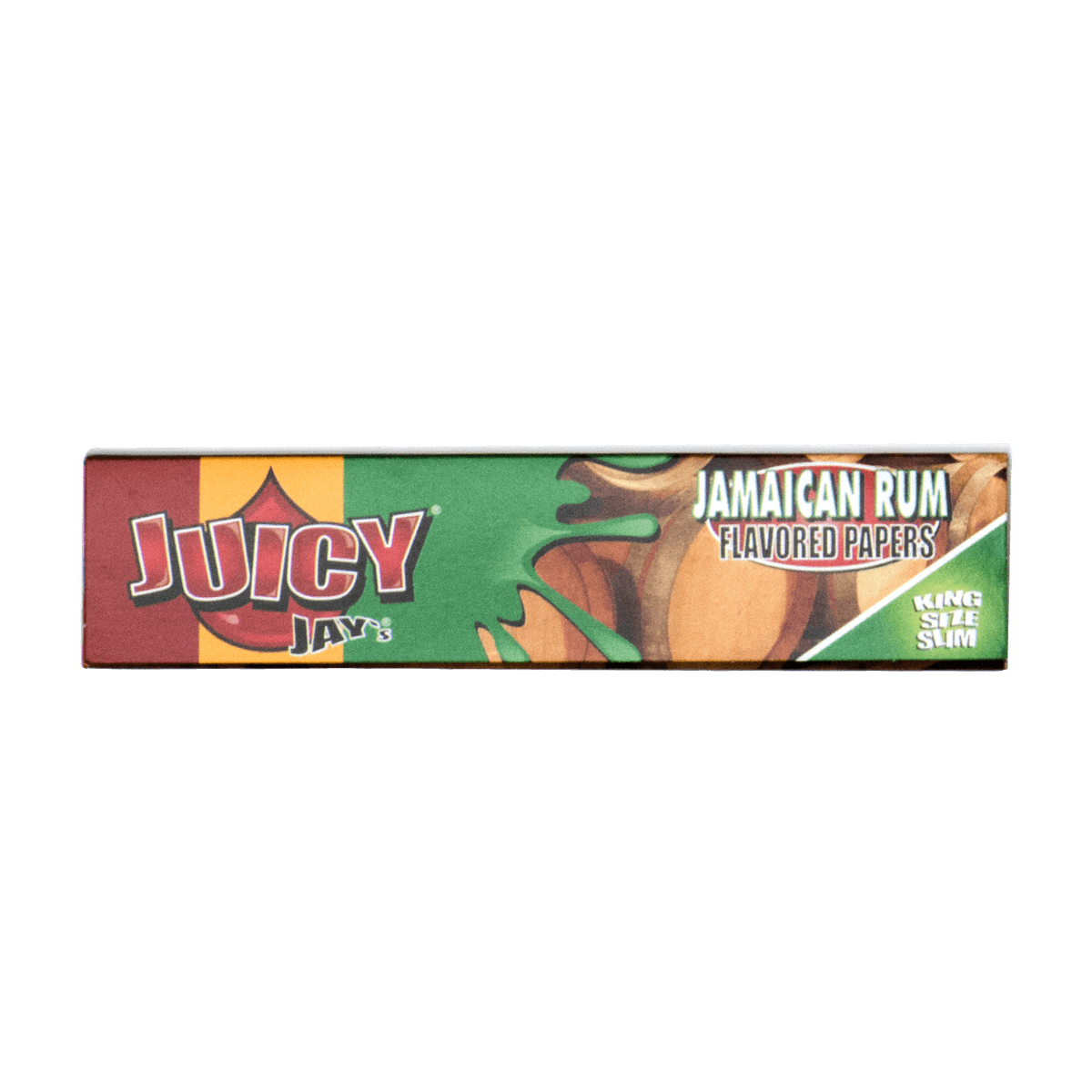 Juicy Jays King Size Slim Flavored Rolling Papers Juicy Jay's Rolls RN Vape Shop Jamaican Rum  