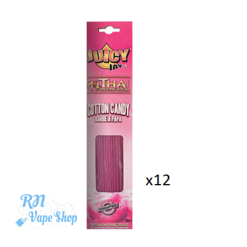 Juicy Jays Cotton Candy Thai Incense Sticks Incense Sticks RN Vape Shop Box  