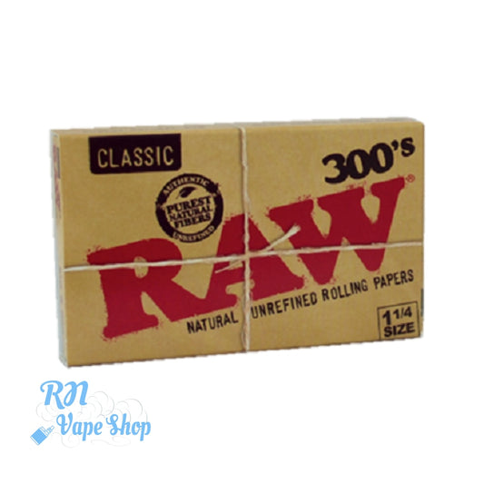 RAW 300 1¼ Rolling Papers RAW Papers & Tips RN Vape Shop Single  