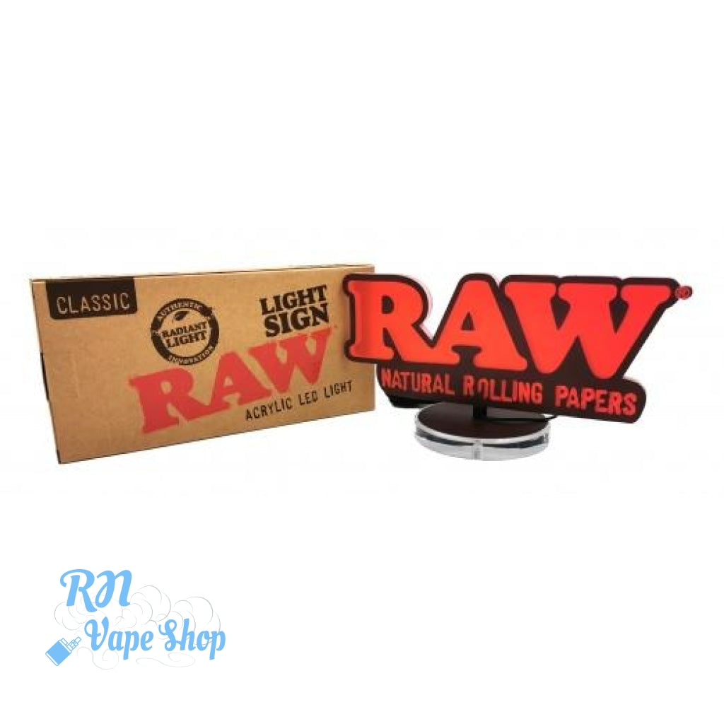 RAW Acrylic LED USB Light Sign RAW Acrylic LED USB Light Sign RN Vape Shop   