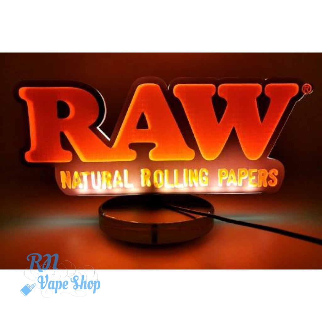 RAW Acrylic LED USB Light Sign RAW Acrylic LED USB Light Sign RN Vape Shop   