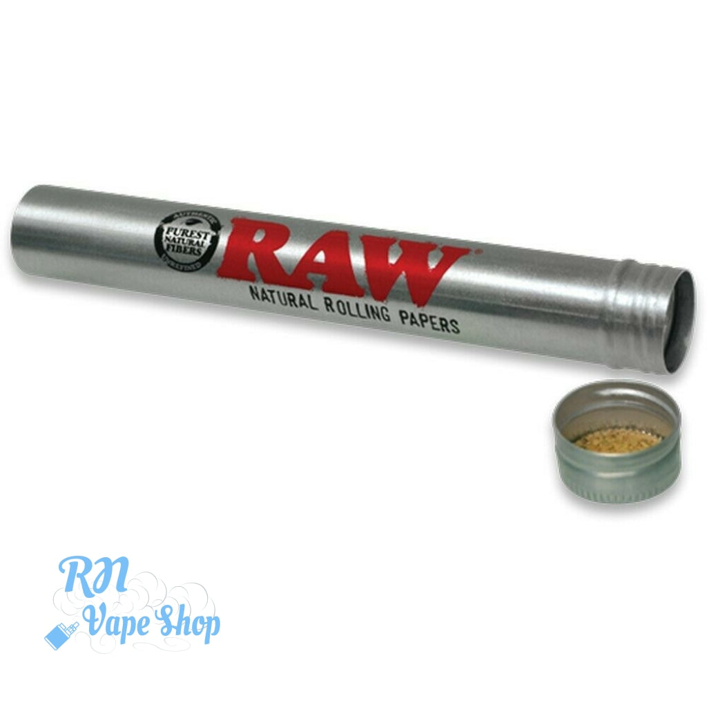 RAW Aluminium Cone Holder Tube - Pre Rolled Storage RAW Aluminium Cone Holder Tube - Pre Rolled Storage RN Vape Shop   