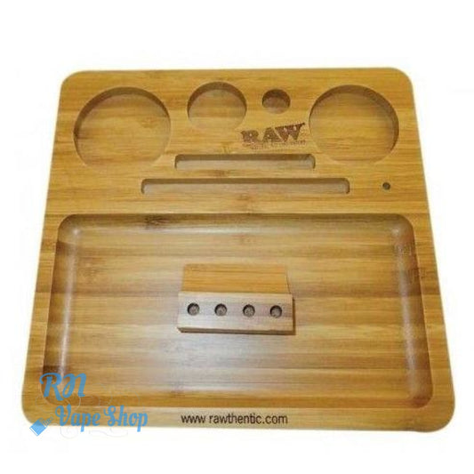 RAW Bamboo Filling Rolling Tray RAW Bamboo Rolling Tray RN Vape Shop   