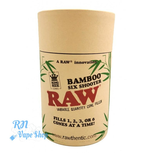 RAW Bamboo Kingsize Six Shooter Variable Quantity Cone Filler RAW Six Shooter RN Vape Shop   