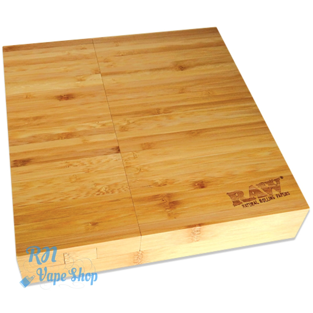 RAW Bamboo Triple Flip Tray RAW Bamboo Rolling Tray RN Vape Shop   