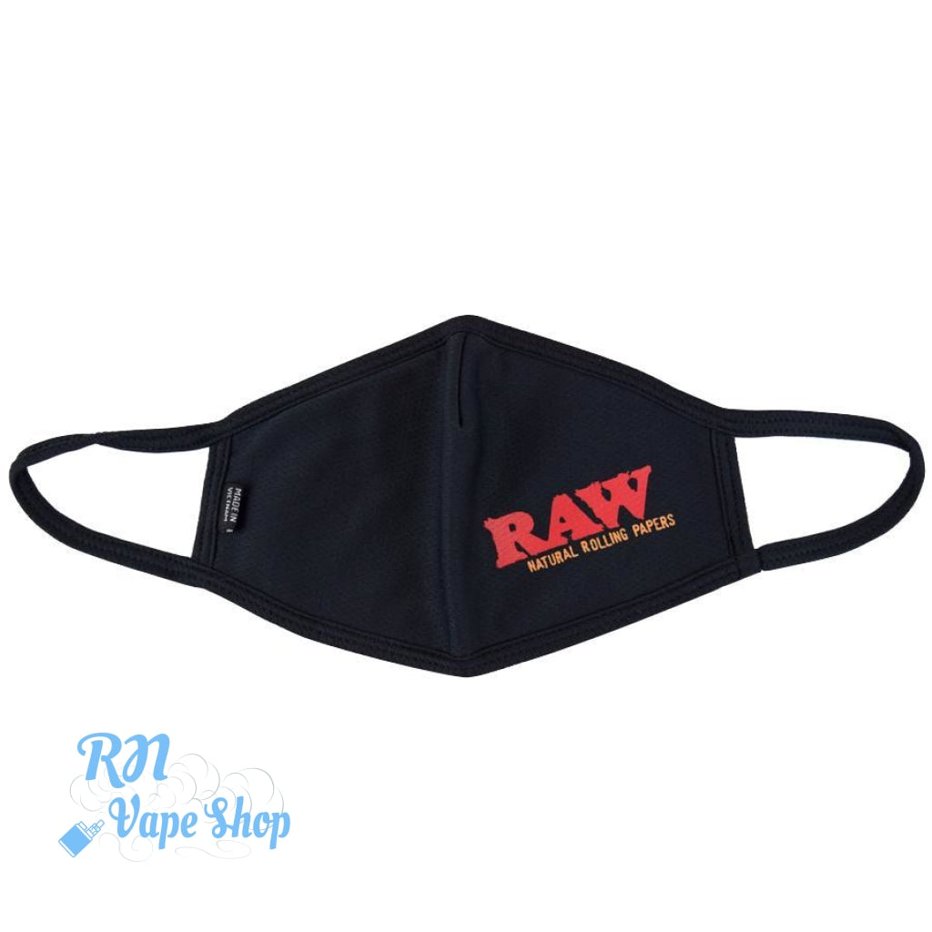 RAW Black Soft Triple Layer Face Mask RAW Face Mask RN Vape Shop   