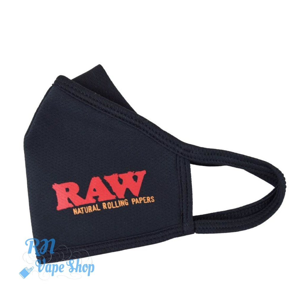 RAW Black Soft Triple Layer Face Mask RAW Face Mask RN Vape Shop   