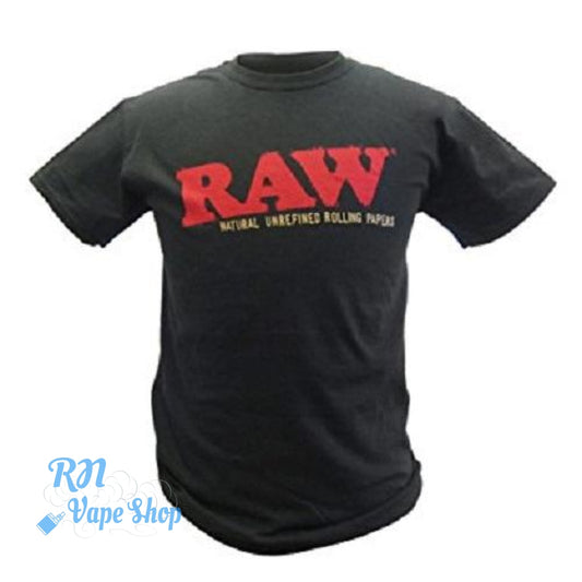 RAW Black T-shirt - M RAW T-shirts RN Vape Shop   