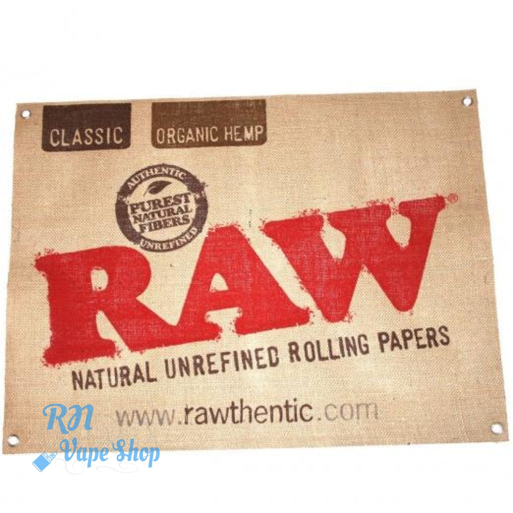 RAW Canvas Sign RAW Canvas Sign RN Vape Shop   