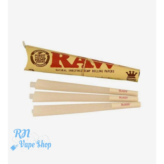 RAW Classic King Size 3 Pack Cones Pre-Rolled Cones RN Vape Shop Single  